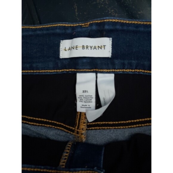 Lane Bryant Women's Distressed Denim Blue Jean Shorts Plus Size 22 - Picture 3 of 5